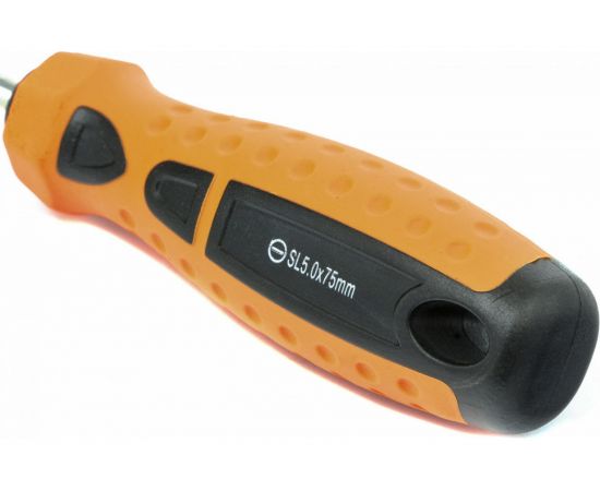 Отвертка SL5.0х75мм, CrV, 2-х компонентная рукоятка SPARTA Point 11765 – изображение 3