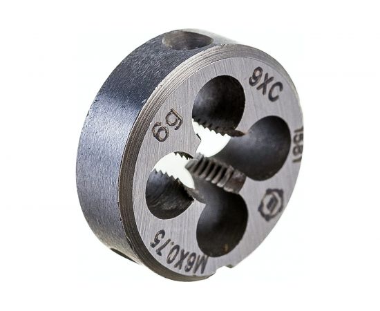 Плашка М 6 х0.75 9ХС ТМ Туламаш 57874 – изображение 3