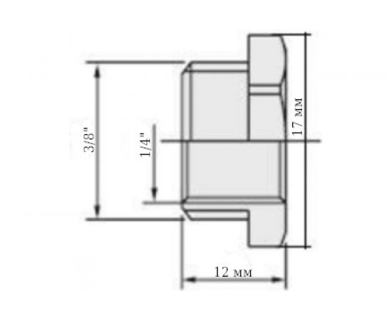 Проходная пробка 3/8х 1/4 Valtec 86822 – изображение 4