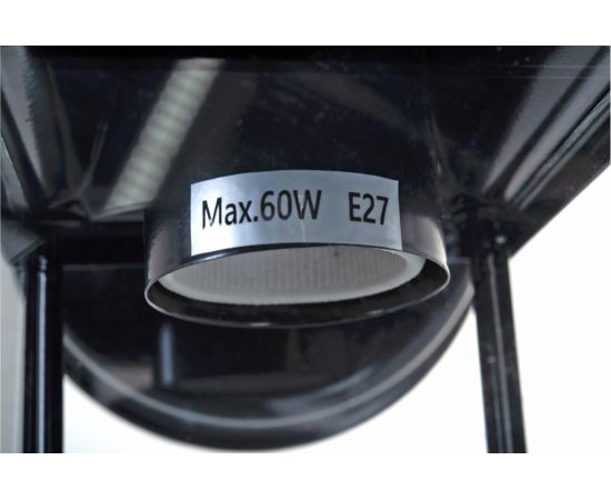 Садово-парковый светильник FERON PL200 60W 230V E27 155х105х205 мм черный 11878 – изображение 5