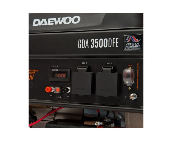 Бензиновый генератор DAEWOO GDA 3500DFE – изображение 9
