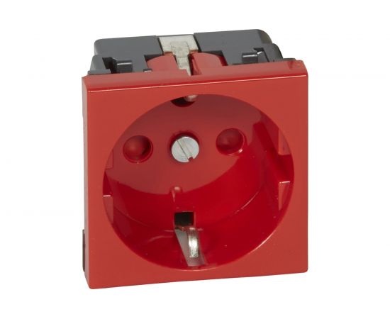 Розетка Legrand Mosaic 2К+З н.ст. с блок. 077214 