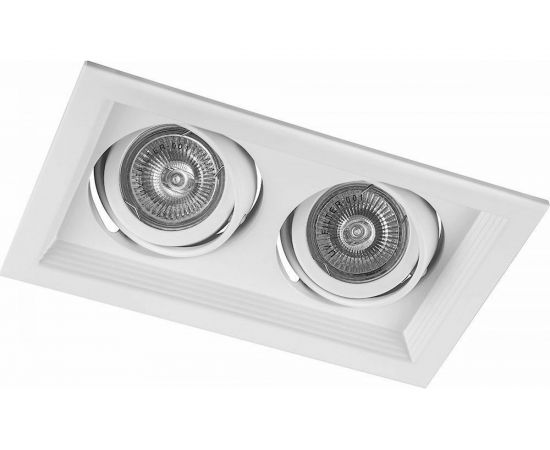 Потолочный встраиваемый светильник FERON MR16 G5.3 белый, DLT202 29771 