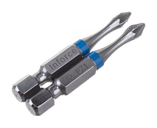 Бита (2 шт; PZ1; 50 мм) для шуруповерта Inforce 11-01-389 