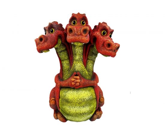 Садовая фигура Змей Горыныч красный Ф110кн 