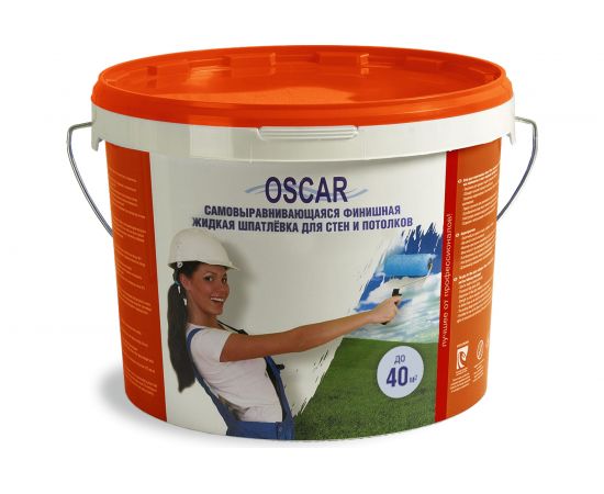 Финишная жидкая шпатлевка Oscar ведро 14 кг SHOS14 