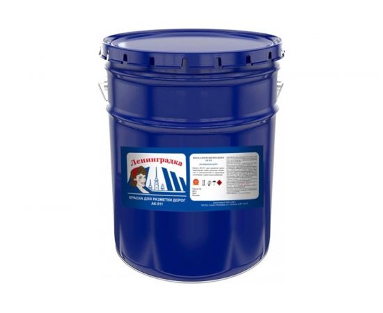 Краска для дорожной разметки Ленинградка АК-511 20 кг, желтый 540 