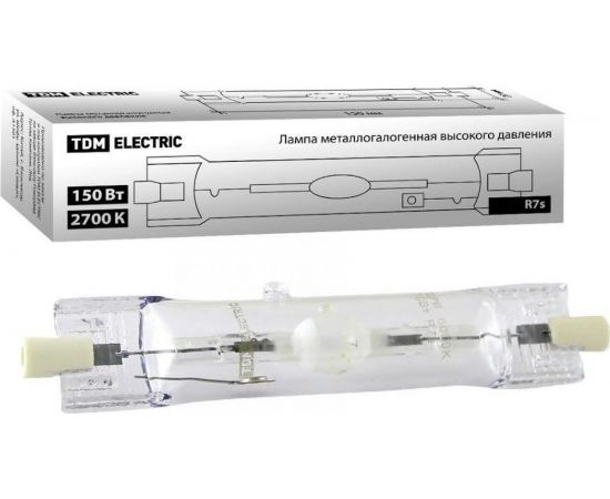 Металлогалогенная лампы TDM ДРИ 150 2700 К Rх7s SQ0325-0013 