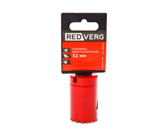Коронка биметаллическая 32 мм REDVERG 6627103 