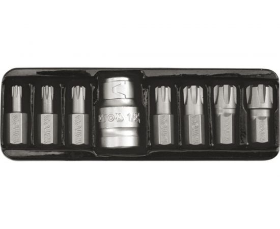 Набор бит RIBE (8 предметов; 1/2; М5-М14) YATO YT-0418 