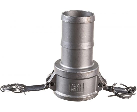 Камлок тип С (розетка с хвостовиком; 50 мм-2""; нержавеющая сталь) TITAN LOCK TL200CSS 