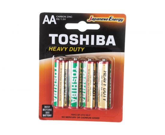 Солевой элемент питания Toshiba R6 KG 4/card 3402 