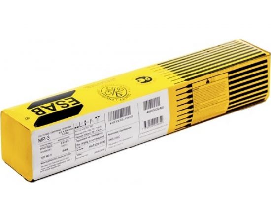 Сварочные электроды МР-3 (3.0x350 мм; 5 кг) ESAB 4595303WM0 – изображение 2