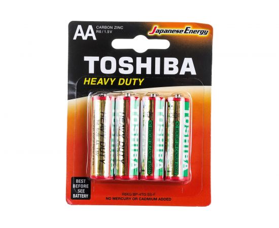 Солевой элемент питания Toshiba R6 KG 4/card 3402 – изображение 2