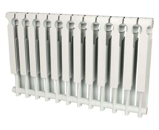 Алюминиевый радиатор ROMMER Optima 500 12 секций RAL9016 89560 – изображение 2