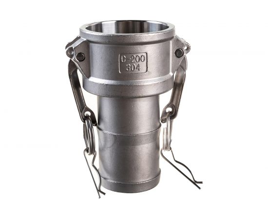 Камлок тип С (розетка с хвостовиком; 50 мм-2""; нержавеющая сталь) TITAN LOCK TL200CSS – изображение 2