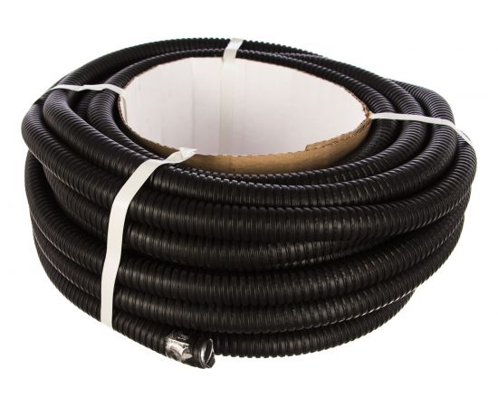 Металлорукав ЭРА Р3-ЦПнг-20 черный с протяжкой 20м Б0036556 – изображение 2
