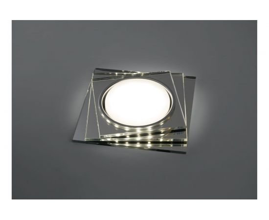 Потолочный встраиваемый светильник FERON CD5024 квадрат 20LEDх2835 SMD 4000K, 15W GX53, хром 40523 – изображение 2