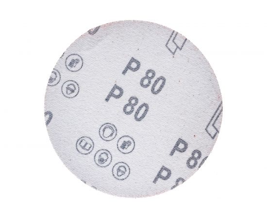 Диск абразивный на липучке без отверстия 100 шт, 125 мм, Р80 Strong СTУ-201125080 – изображение 2