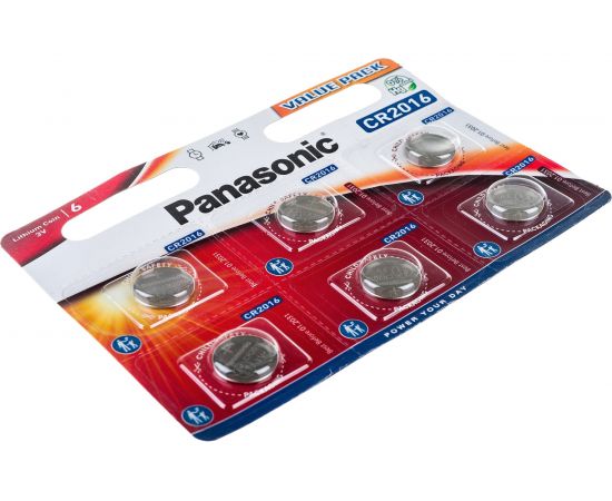 Батарейка Panasonic Power Cells CR2016 B6 7368 – изображение 2