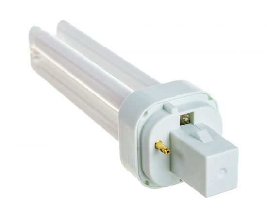 Компактная люминесцентная неинтегрированная лампа OSRAM DULUX D 18W/830 G24D-2 10X1 4050300025704 – изображение 2