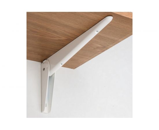 Складной кронштейн ALDEGHI LUIGI SPA 287х135х20 мм, оцинкованный, цвет: белый 2530VB30_P8 – изображение 3