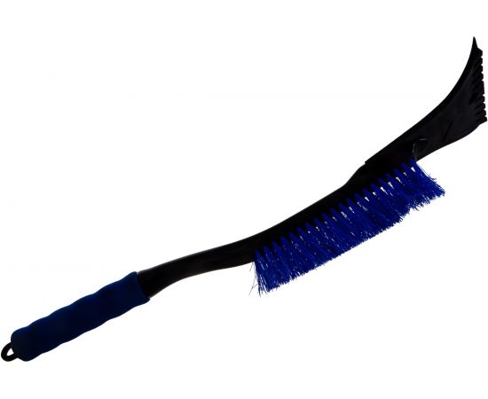 Зимняя щетка со скребком 52 см синяя щетина KRAFT KT 830061 – изображение 3