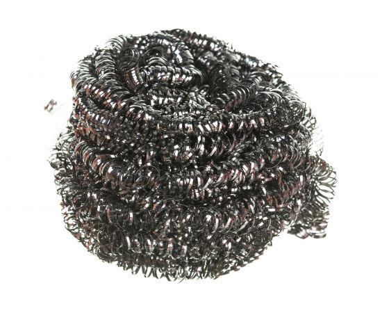 Металлическая губка для мытья посуды HomeQueen 2 шт 56540 – изображение 3