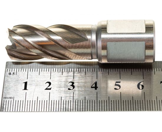 Сверло по металлу корончатое Weldon 19 мм HSS-Co (16х30х55 мм) D.BOR 474160102D – изображение 3