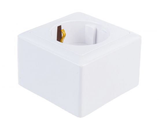 Розетка Schneider Electric 1-м ОП Хит 16А IP20 250В с заземл. защ. шторки бел. RA16-138-B – изображение 3