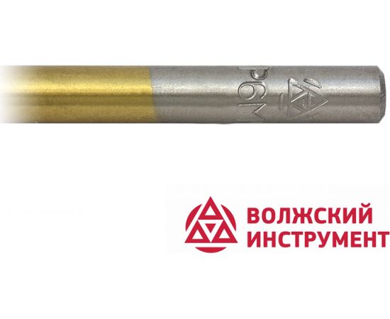 Сверло ц/х средняя серия с покрытием нитридом титана (5.5 мм; Р6М5-TiN; А) Волжский Инструмент 161755 – изображение 4
