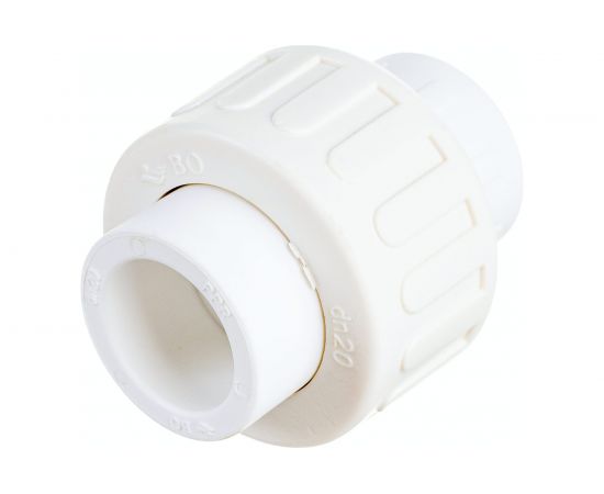 Разборная муфта Blue Ocean пластик - 20 1/50/250 PPRF/UA-PPR(W)-20 – изображение 4