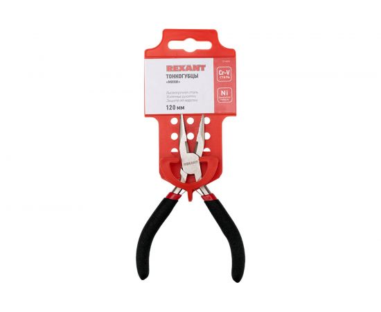 Тонкогубцы мини REXANT 120 мм 12-4604 – изображение 4