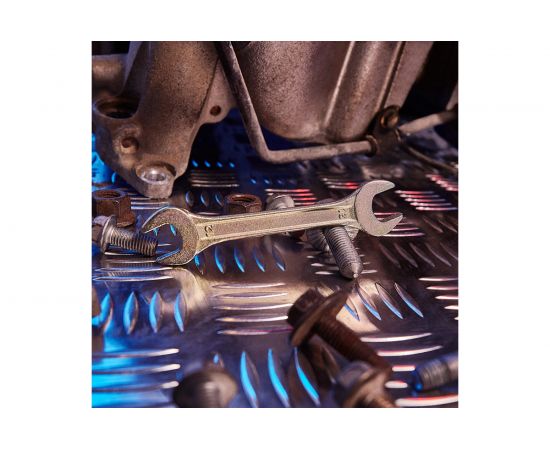 Гаечный рожковый ключ желтый цинк REXANT 12х13 мм 12-5826-2 – изображение 6