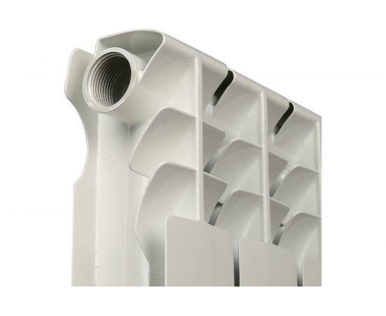 Алюминиевый радиатор ROMMER Optima 500 12 секций RAL9016 89560 – изображение 6