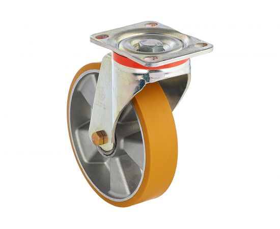 Колесо с вращающейся опорой и пластиной крепления (200 мм; 750 кг) Tellure rota 657606 – изображение 7