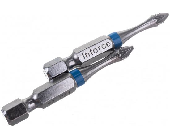 Бита (2 шт; PZ1; 50 мм) для шуруповерта Inforce 11-01-389 – изображение 9
