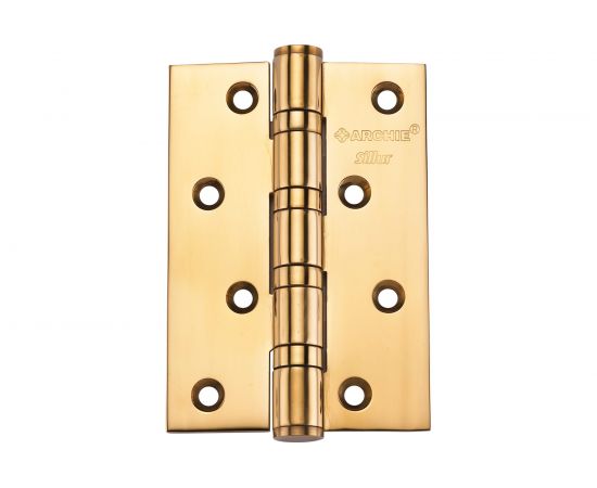 Универсальная петля из нержавеющей стали SILLUR A010-C 100x70x3-4BB P.GOLD 940000000044 