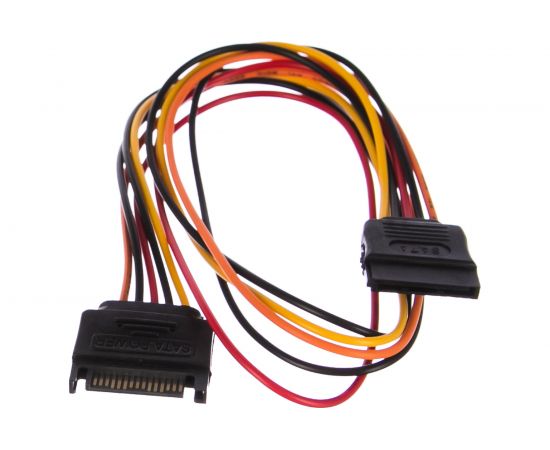 Удлинитель кабеля питания Cablexpert, SATA, 15pin/15pin, 50см CC-SATAMF-02 