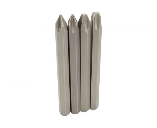 Набор насадок для ударной отвертки АвтоDело PH1,2,3,4х80 мм S2 Professional 40004 11327 