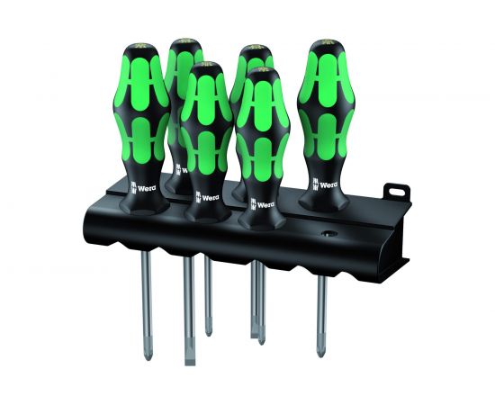 Набор отверток Wera, Kraftform Plus Lasertip с подставкой, 6 предметов, WE-105622 