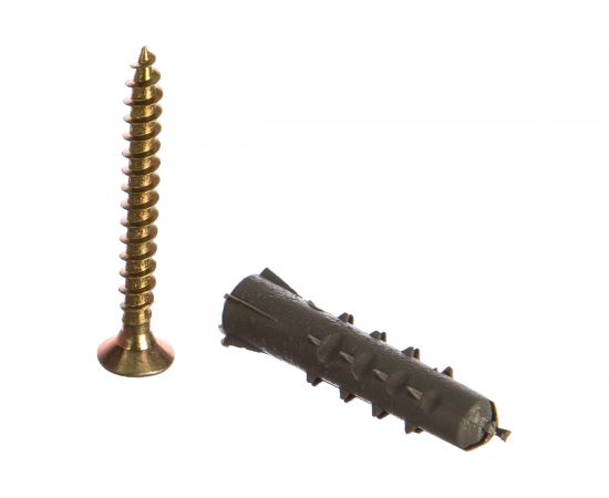 Пакет дюбель РДК Метизный двор 6х30мм + шуруп 4х35мм 15 шт. 4607173902139 