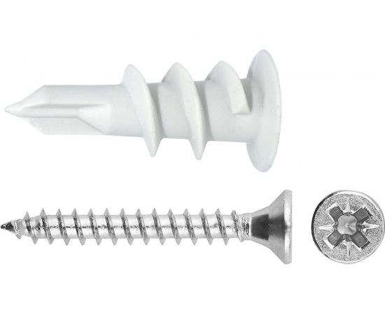 Дюбель DRIVA с шурупом Tecfi HF 15x32 4 шт 147479 