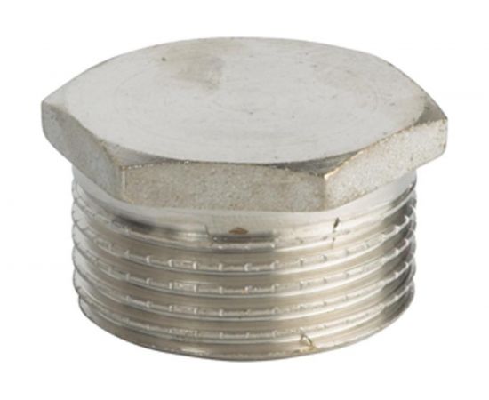 Заглушка СВК никелированная латунь, НР 1 SVK-LT2580 