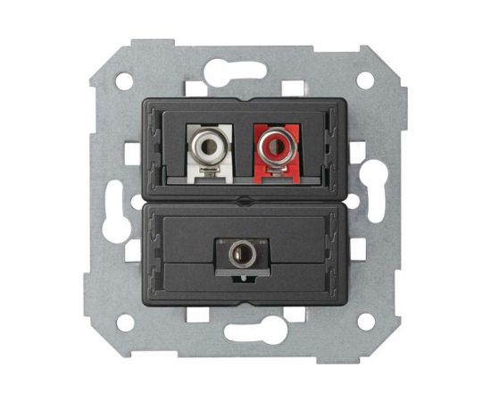 Коннектор Simon, мини-джек + 2RCA, S82, S82N, S82 Detail 7501092-039 