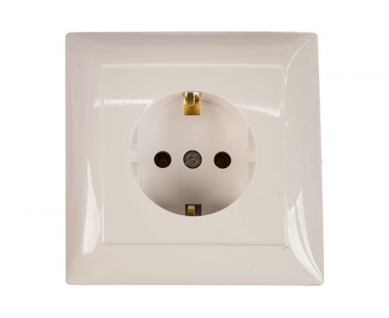Розетка Кунцево-Электро СЕЛЕНА скрытой установки, одноместная РС16-370 8111 