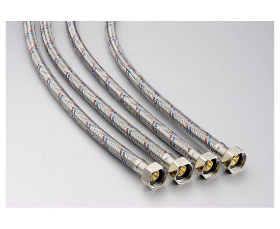 Подводка гибкая для воды Профсан ПСМ 100 см гайка-гайка 1/2-1/2 PS-FF100 – изображение 2