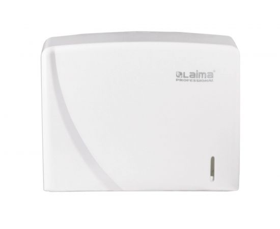 Диспенсер для полотенец ЛАЙМА PROFESSIONAL ORIGINAL, V, белый, ABS-пластик 605761 – изображение 2