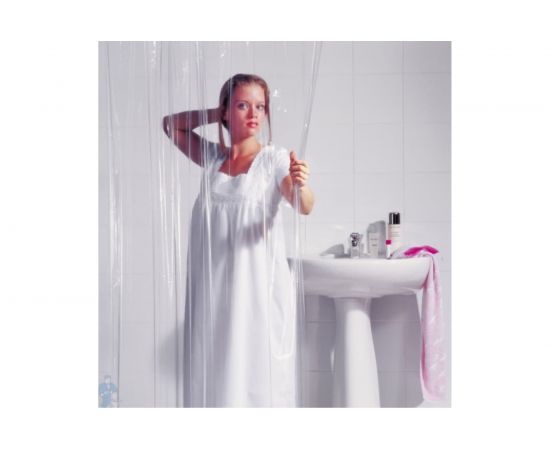 Штора для ванных комнат RIDDER Brillant полупрозрачный 180x200 36000 – изображение 2