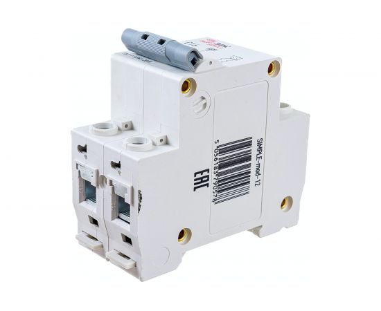 Автоматический выключатель ЭРА SIMPLE ВА 47-29 2P 16А C 4,5кА Б0039229 – изображение 2